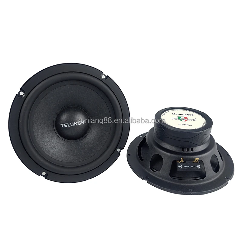 Car Audio Components 2-way Car Midrange Bass Woofer 6.5 Inch Dome Tweeter 2 Inch Fullrange Car Sound Component Speakers