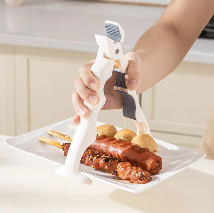 3 in 1 Kitchen Anti-scalding Bowl and Dish Clip, Bottle Opener Anti-slip Clip for Steaming Pot, Non-slip Steaming Dish Clip view 3