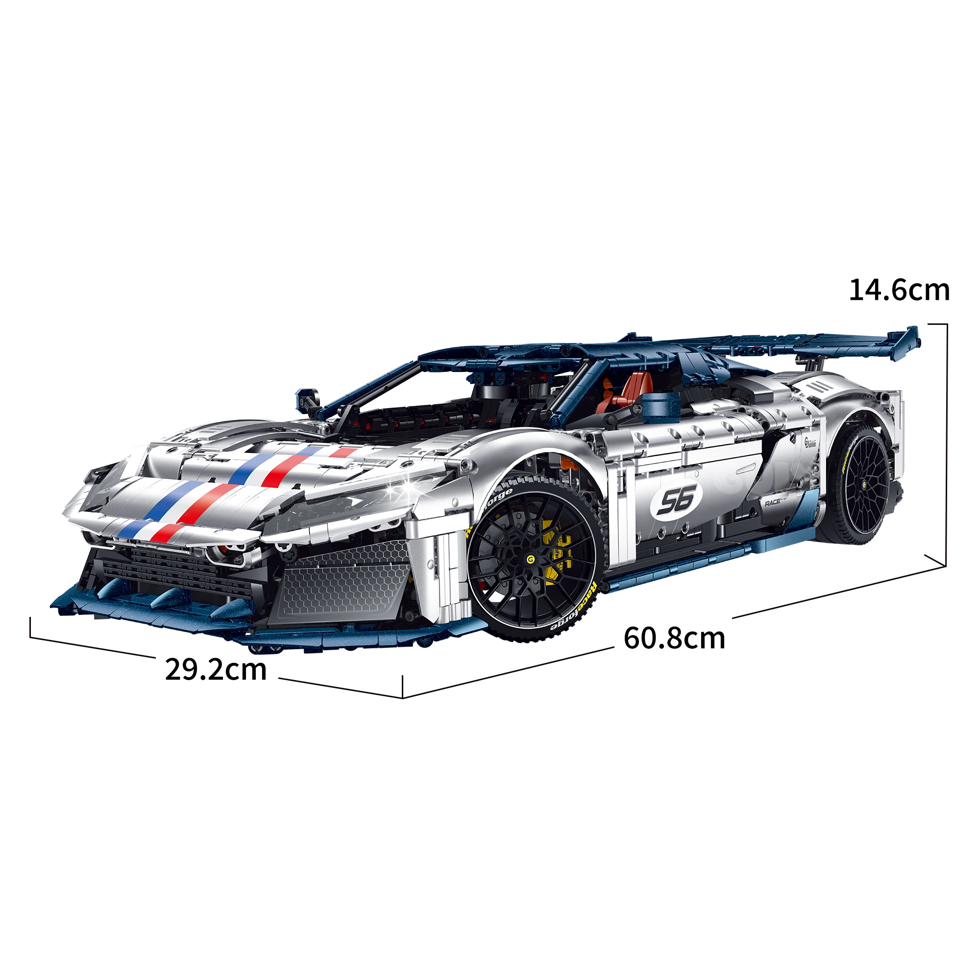 NA STANIE MOC Techniczny Samochód Zdalnie Sterowany F80 Klocki Konstrukcyjne Model Superauta Zabawki dla Dzieci Prezent na Boże Narodzenie