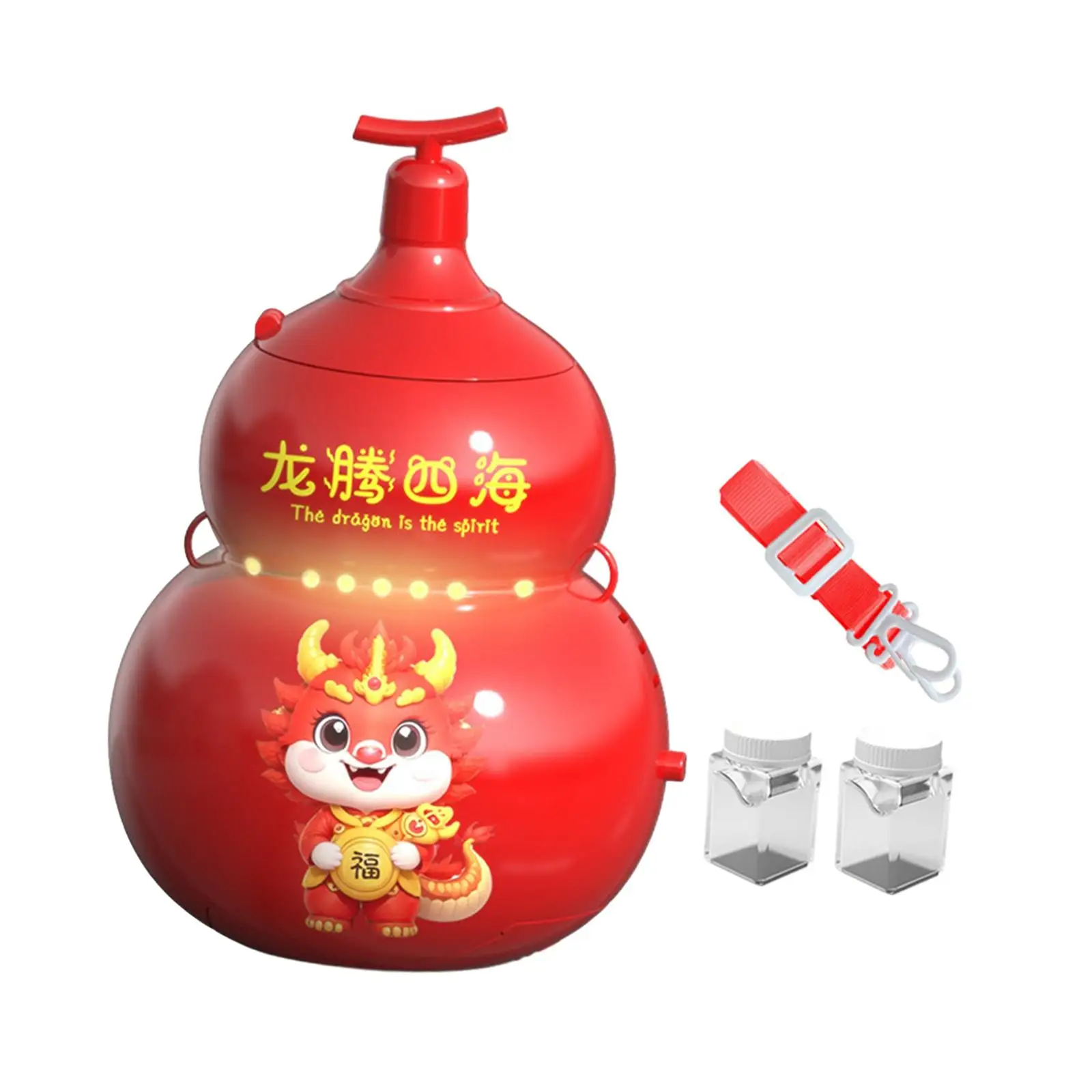 Chinese New Year Kids Outdoor Toys with Lights and Sounds Fireworks Bubble Machine for New Year Outdoor Holiday Lawn Wedding