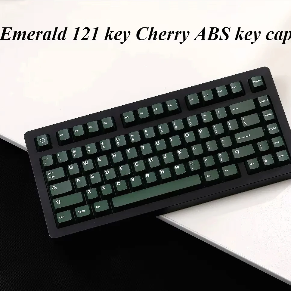 

Emerald, Keycap, Cherry ABS Keycap Set Suitable for HI75 61 84 96 98 99 104 F87 and other keyboards