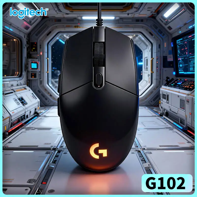 

Игровая мышь Logitech G102 Prodigy с 6 программируемыми кнопками, высокоточным сенсором HERO и RGB-подсветкой для геймеров