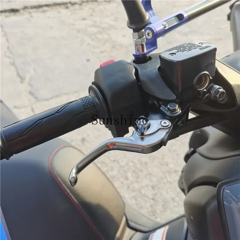 Suitable for TMAX530 560 SX DX modified short two-finger competitive brake horn clutch handlebar