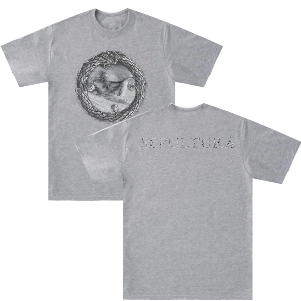 Sepultura The Cloud of Unknowing T Shirts Men's Summer Round Neck Short Sleeved Tee Women Men High Quality Cotton Loose Clothes
