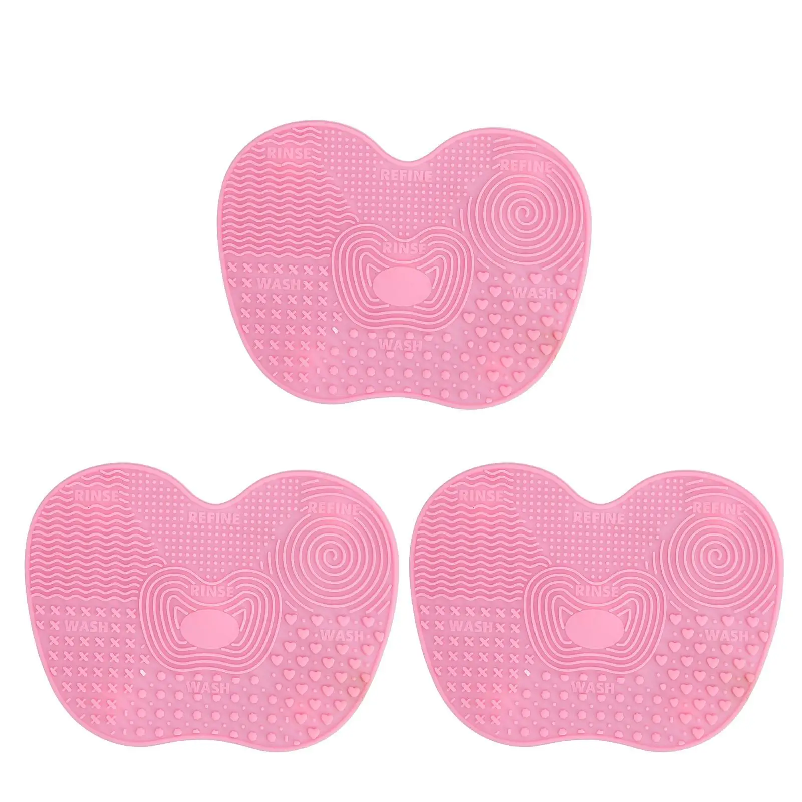Makeup Brush Cleaner Mat with Suction Cups for Easy Cleaning of Cosmetic Brushes