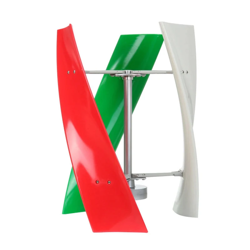 Noiseless High Efficiency Aluminum Alloy Blades 2kw Vertical Axis Wind Turbine Generator