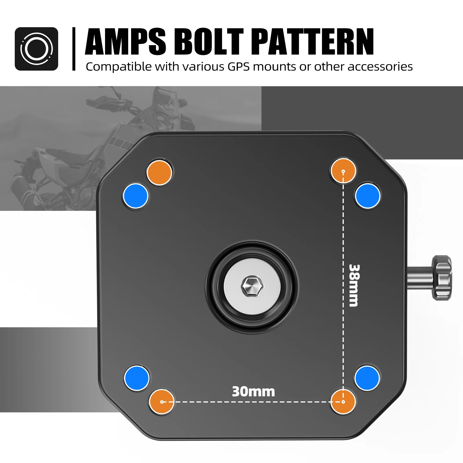 Rotatable GPS Mount AMPS Bracket For KTM EXC 300 EXC 250 SXF 450 For Husqvarna TE 300 TE 250 For GasGas EC 300 For Beta RR 300 - Image 2