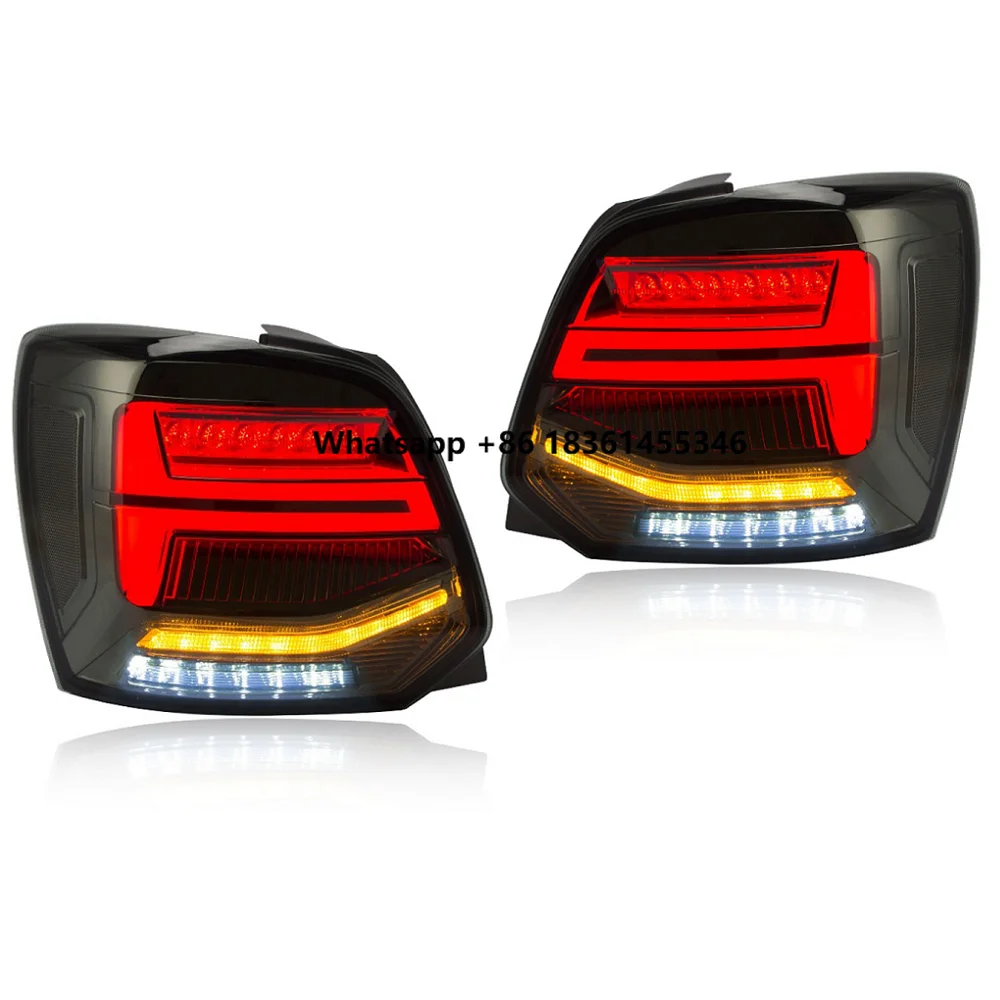 

2010 Polo Rear Lights Fit For Polo 2011 2012 2013 2014 2015 2016 2017 Tail Lamps With Turn Signal Brake Revser Lights
