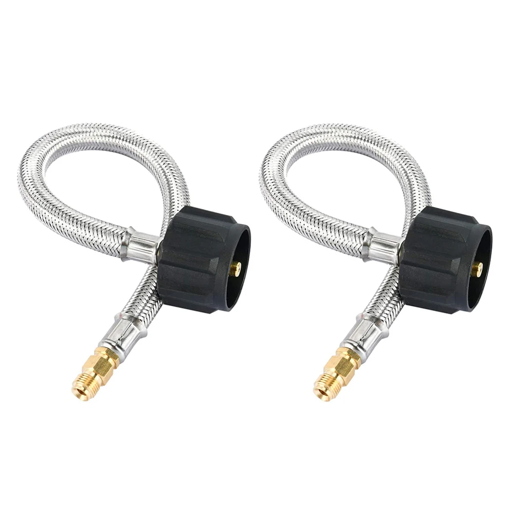 

Propane Hose Stainless Steel Copper Replacement BBQ Grill Heater Replacement Propane Hose Tank Adapter