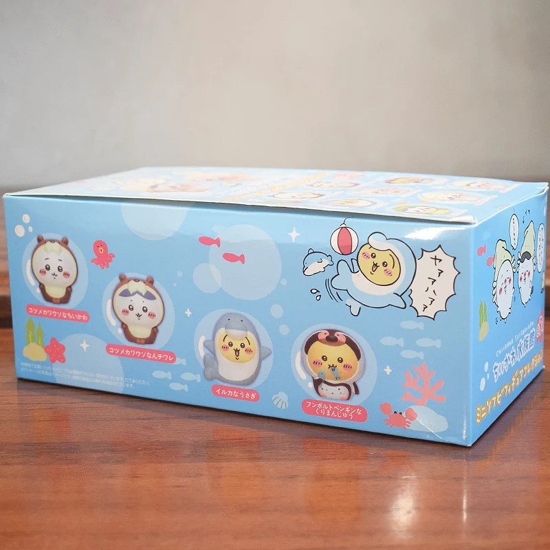 Chiikawa Minifiguren Spielzeugset Niedliche Kawaii Sammlerpuppen Usagi Hachiware Chiikawa Delphin Tintenfisch Pinguin Anime Geschenk Dekoration