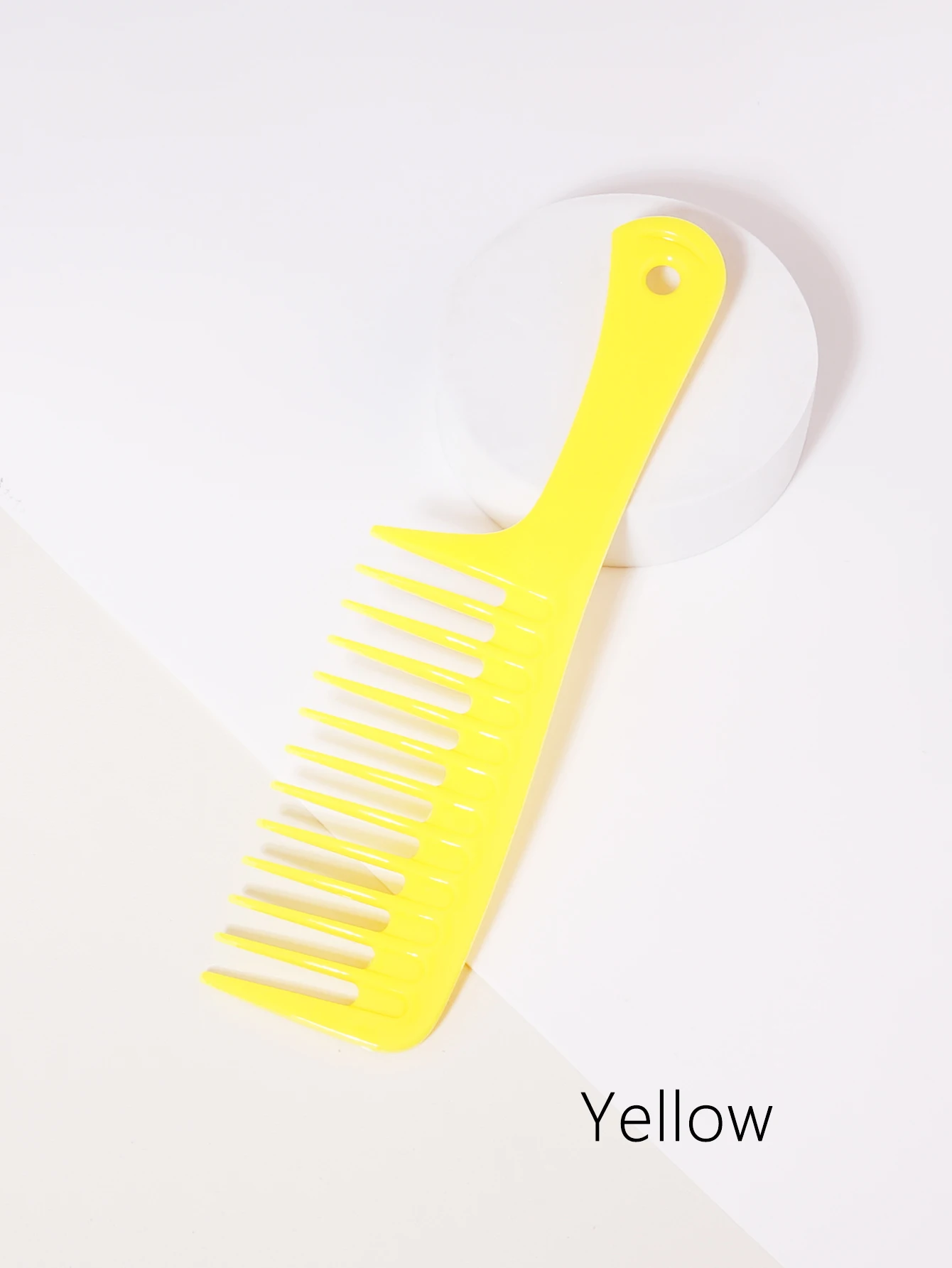 1pcs plastic anti-static wide pointed hair comb heat-resistant curling hair comb professional salon styling comb