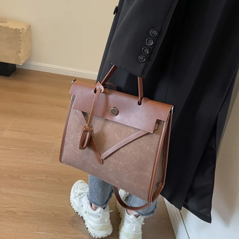 

New Model Modern Women Handbag With Clear Vinyl Panel Underarm Shoulder Bag For On Trend Techwear Style