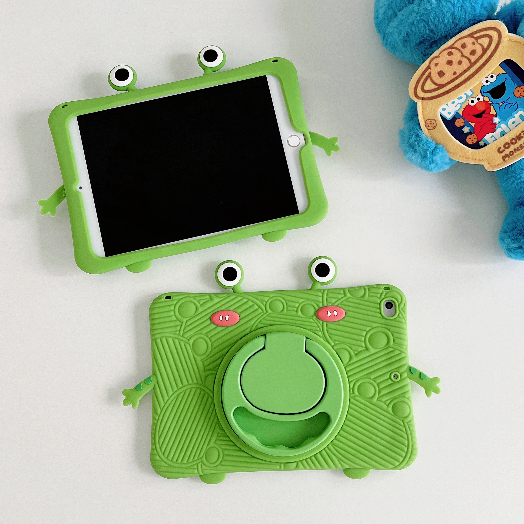 

Kids Cute Case for Huawei Honor Pad 8 X8 V8 V7 Pro 6 X6 V6 5 360 Rotatable Stand Cover With Handle Grip Silicone Tablet Shell