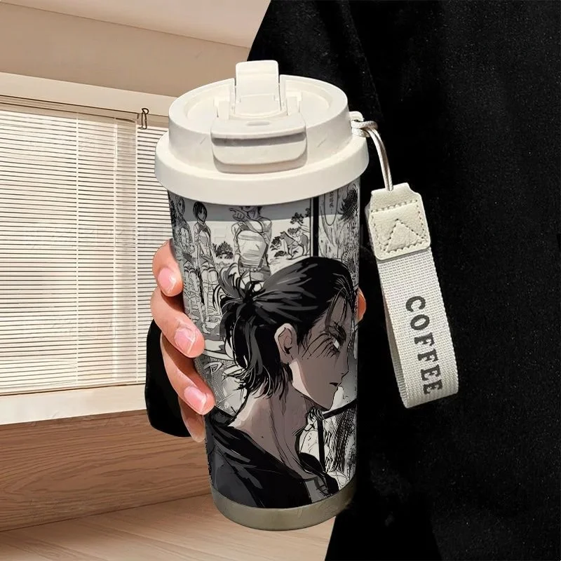 anime-attack-on-titan-eren-jaeger-thermos-cup-travel-stainless-steel-insulated-coffee-cups-cute-portable-leakproof-water-bottle