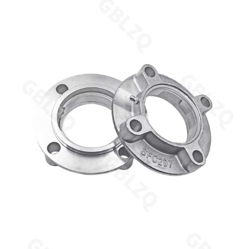 Single-axis shell stainless steel external spherical bearing with housing SUCFC204 202 205 206 207 -SUCFC214 Corrosion-resistant