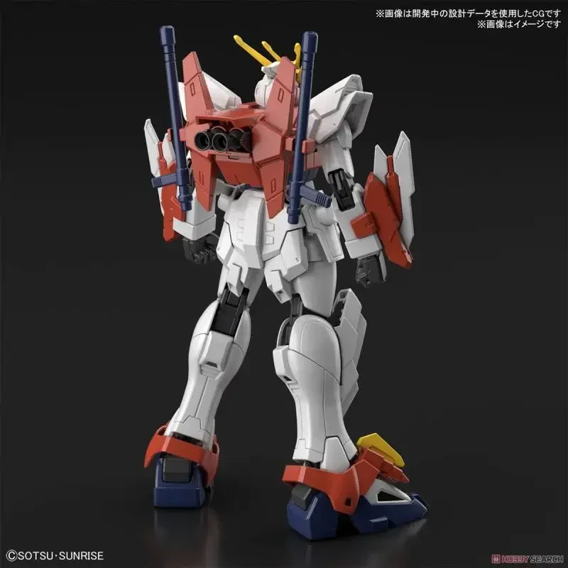 Originale Bandai Gundam Anime Figura HG 1/144 Gundam Breaker Battle Record Hot Blazing Gundam Modello di Montaggio Anime Action Figures