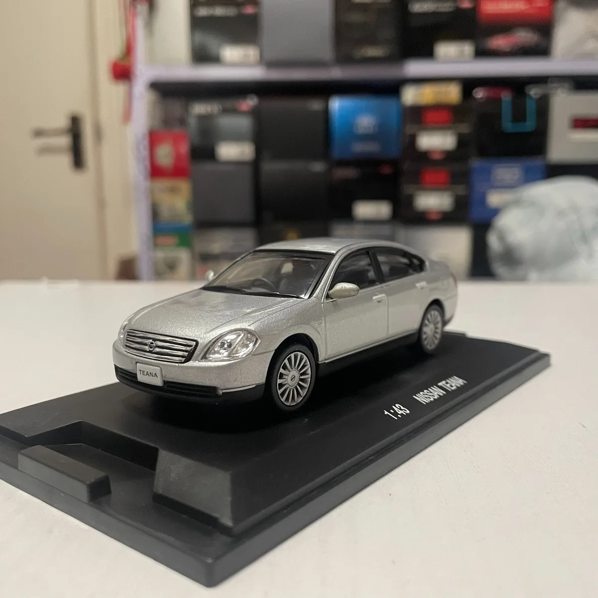 Nissan Teana J31 Alloy Car Model, Coleção Ornamentos, Escala 1:43