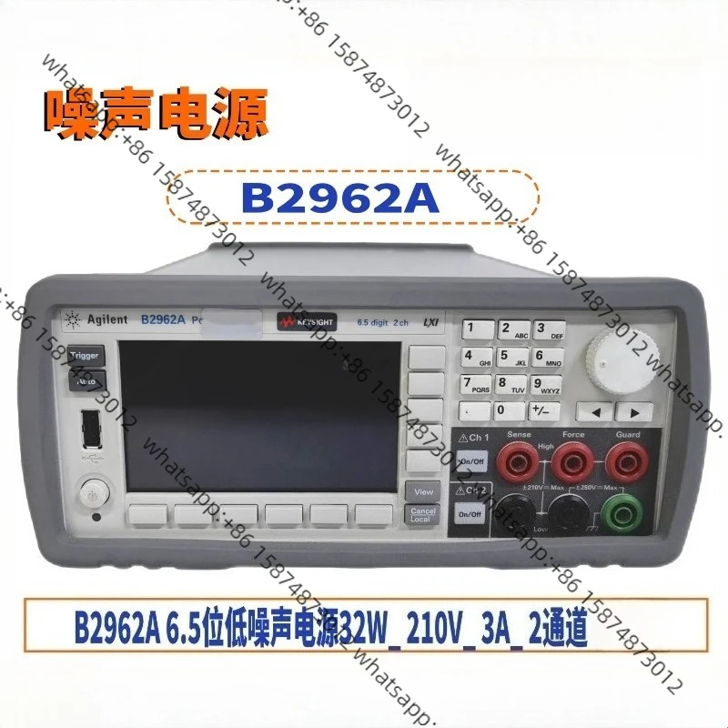 

Keys ight B2962A 6.5-Bit Low Noise Power Supply 32W-210V-3A-2 Channel
