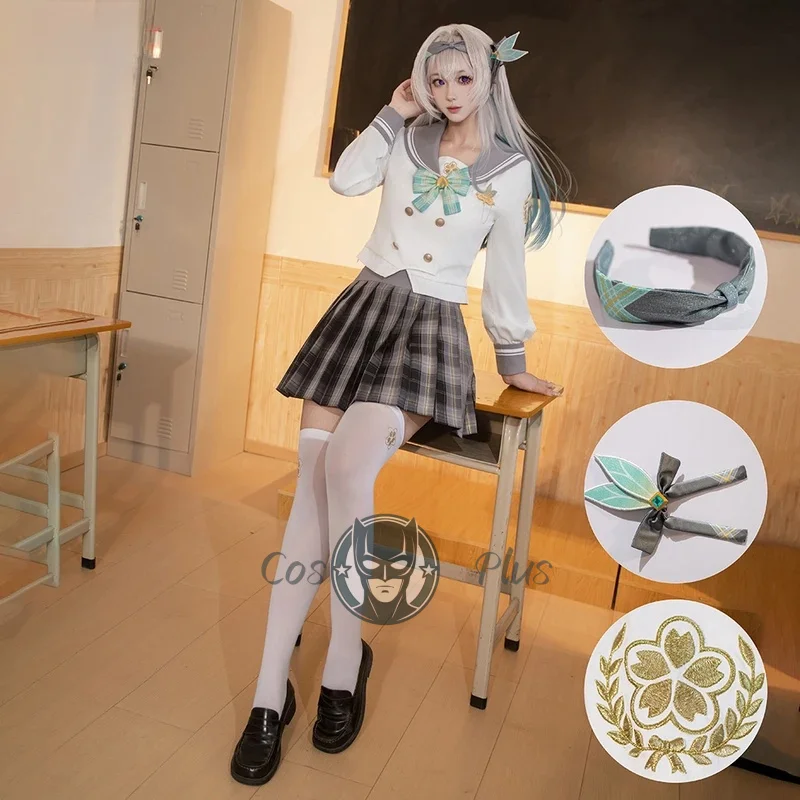 

Honkai Star Rail HSR Firefly Cosplay Costume R Quality Spring Missive JK Uniform Sailor Suit Halloween Party Outfit