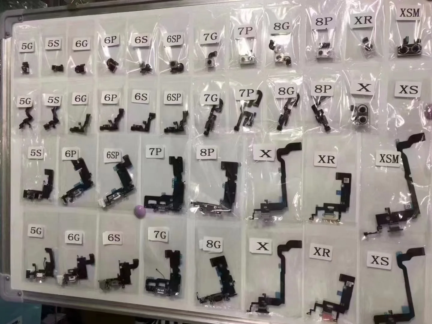 Charging Port Flex Cable For IP6 7 8 X 11 12 13 14 15 16 Pro Max Mobile Phone Tail Plug FPC Change Repair Part