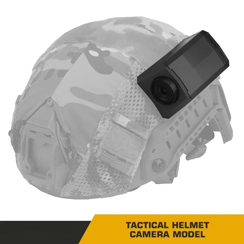 Image of Taktisches Helmkameramodell mit Hakenschlaufe, magischer Aufkleber, Cosplay, Militar CS, Paintball, Training, Schießen, Airsoft, dekorative Ausrüstung