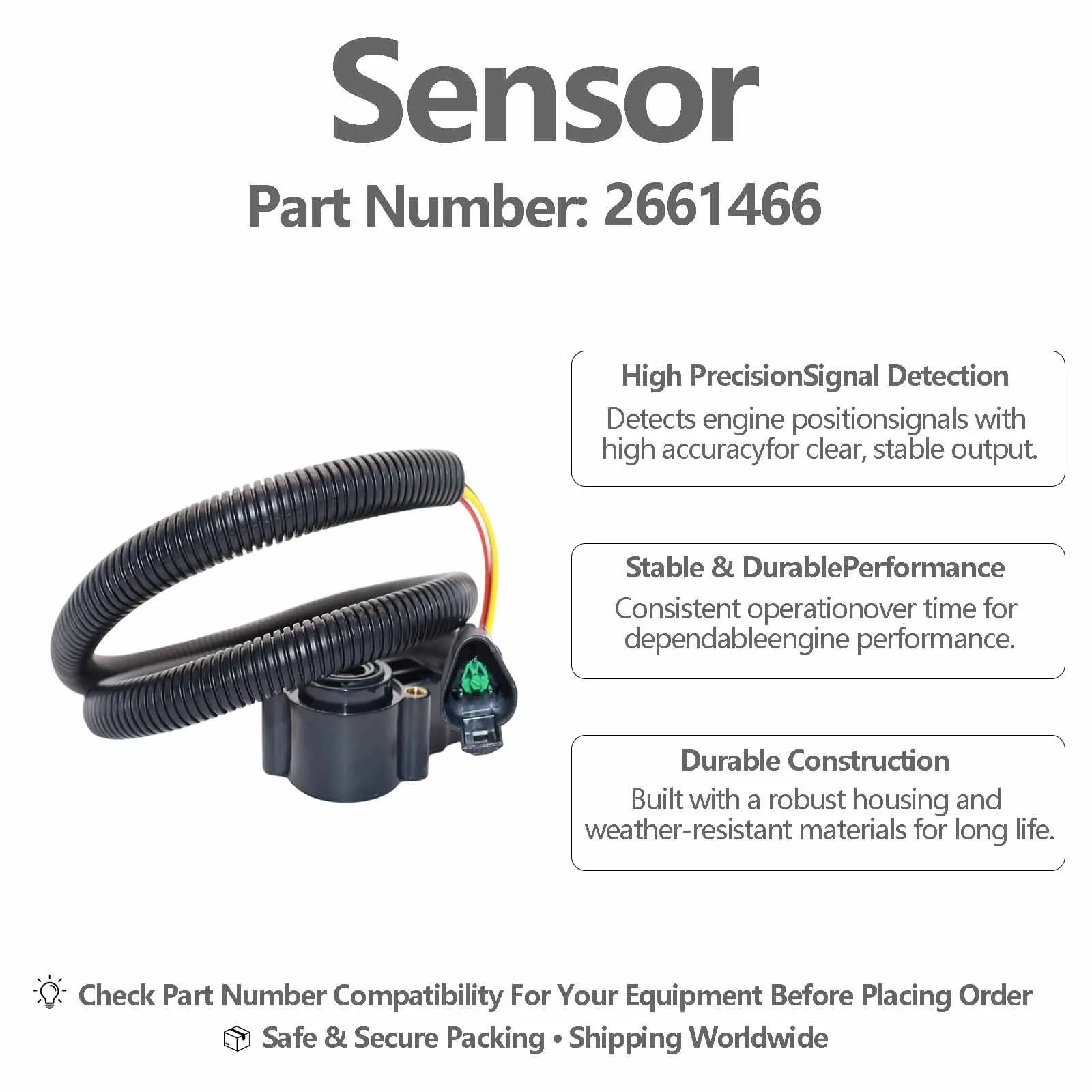 266-1466 2661466 25ma rotary position sensor For Caterpillar CAT D400E II Dump Trucks