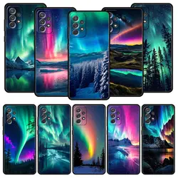Beautiful northern lights Case for Samsung A51 A71 A21S A12 A11 A15 A25 A31 A41 A52 A32 A23 A33 A53 A73 A03S A05S A13 5G Cover