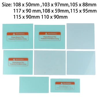5 قطعة/الوحدة الغيار لحام خوذة غطاء Lens شفافة (PC) لوحة واقية لحام قناع زجاج عدسة
