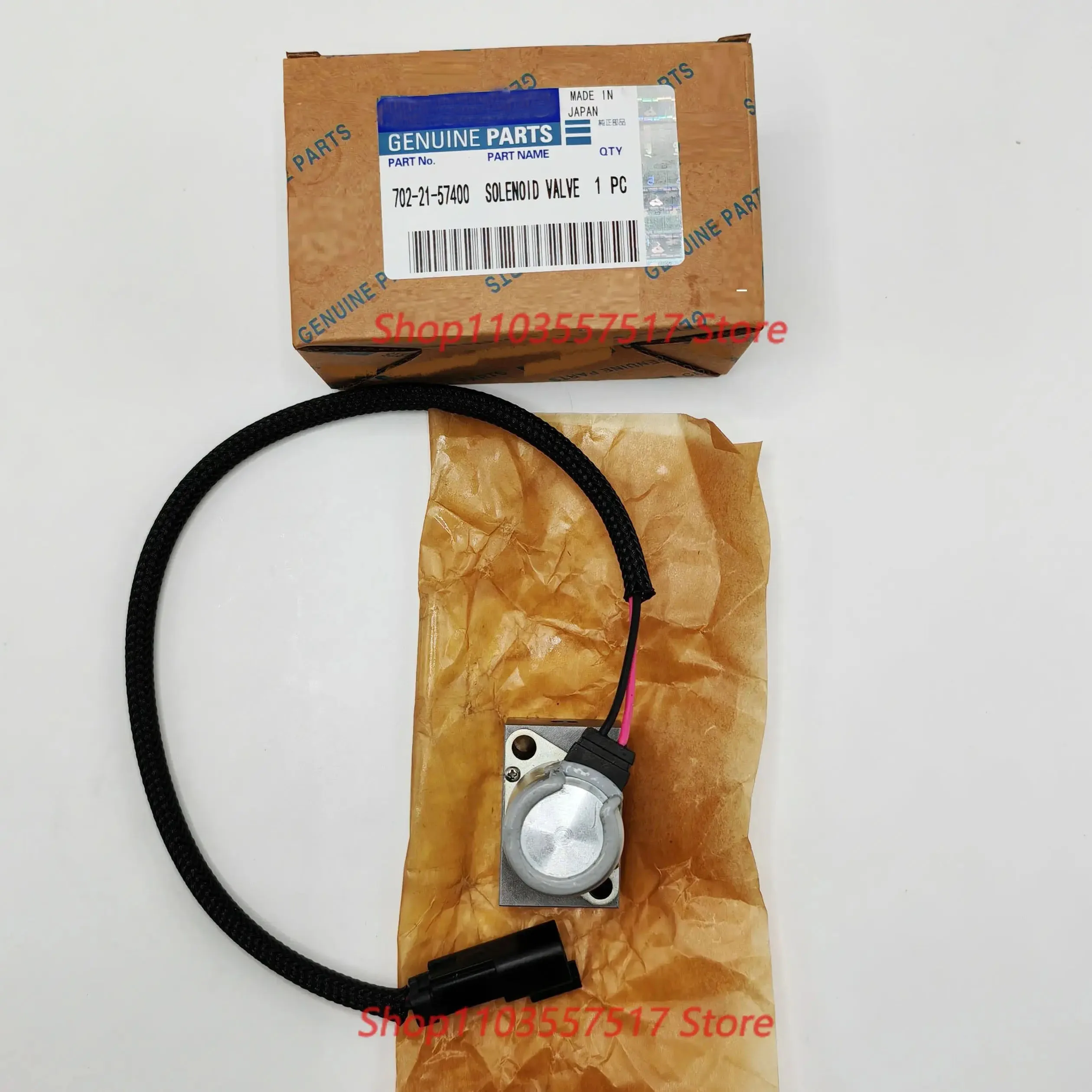 702-21-57400 New Excavator Hydraulic Pump Solenoid Pilot Valve 7022157400, For Komatsu Excavator Parts PC200-7/8 PC210-7 PC300-7