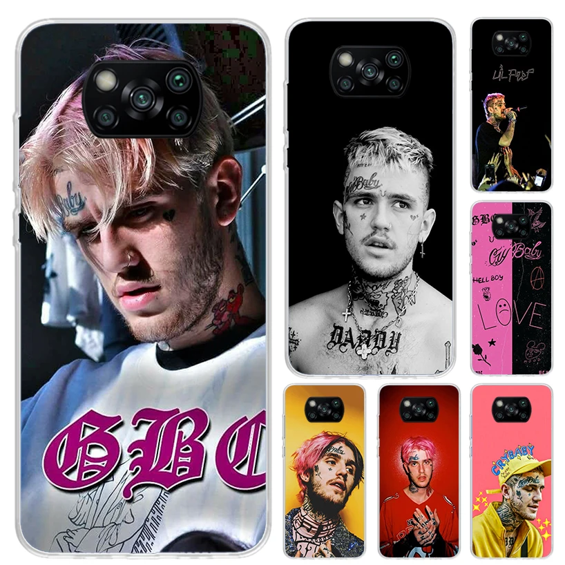 Lil Peep Singer Phone Case for Xiaomi Poco X6 X5 X4 X3 Nfc F6 F5 F4 GT F3 F2 Pro F1 M5S M4 M3 5G Soft Funda Print Shell