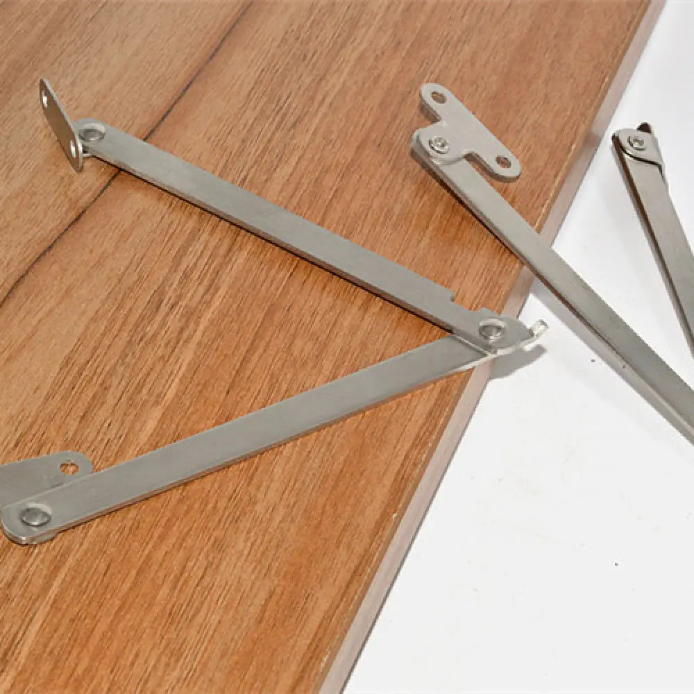Durable Folding Support Rod Hardware For Cabinet Door Display Case Iron Strut Modern Furniture Cupboard Fitting