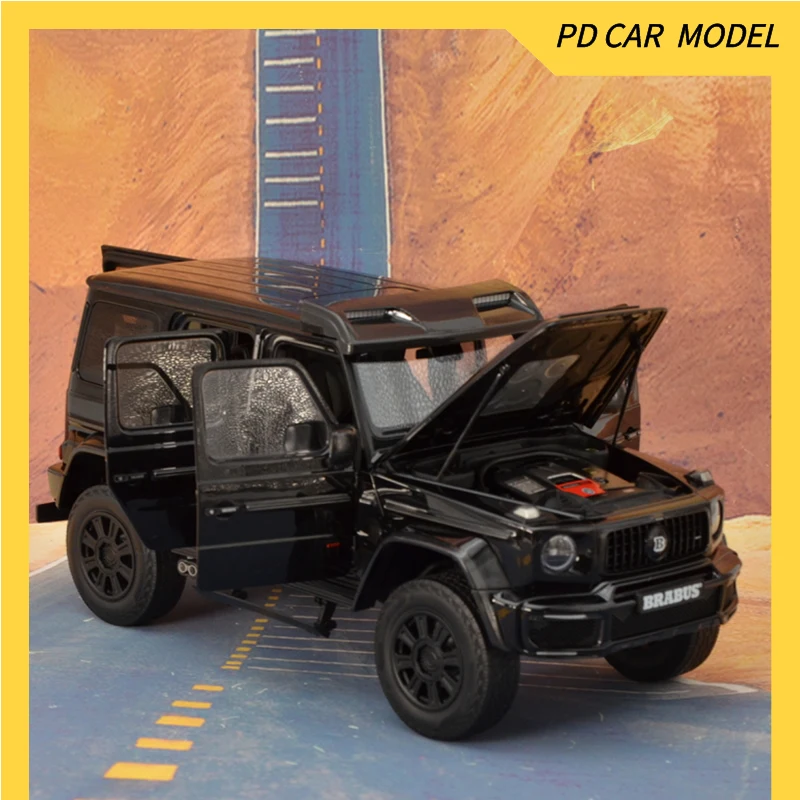 ALMOST REAL  Collectible 1:18 Scale Model for 2023 BRABUS  AMG G63  BLACK  Gift for friends and family