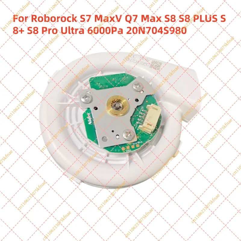 Wind Turbine Motor for Roborock S8 Pro Ultra / S8 Plus / S7 MaxV - Original 6000Pa Fan Module Accessory (20N704S980)