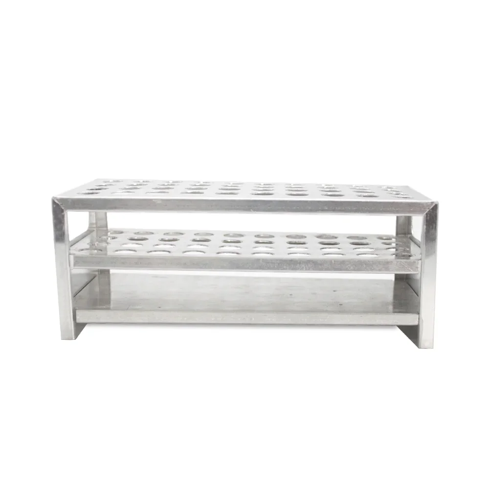 Biosharp 36/40 Holes Aluminum Test Tube Holder Tube Stand Rack Shelf for Centrifugal Tube Rack Aluminum for Lab Supplies