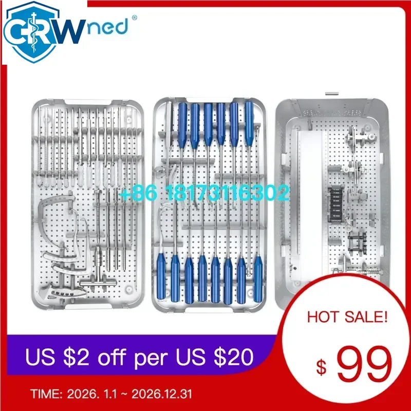CRW ACL PCL Reconstruction Instrument Set Sports Medicine Instruments Instruments Medical Supplies