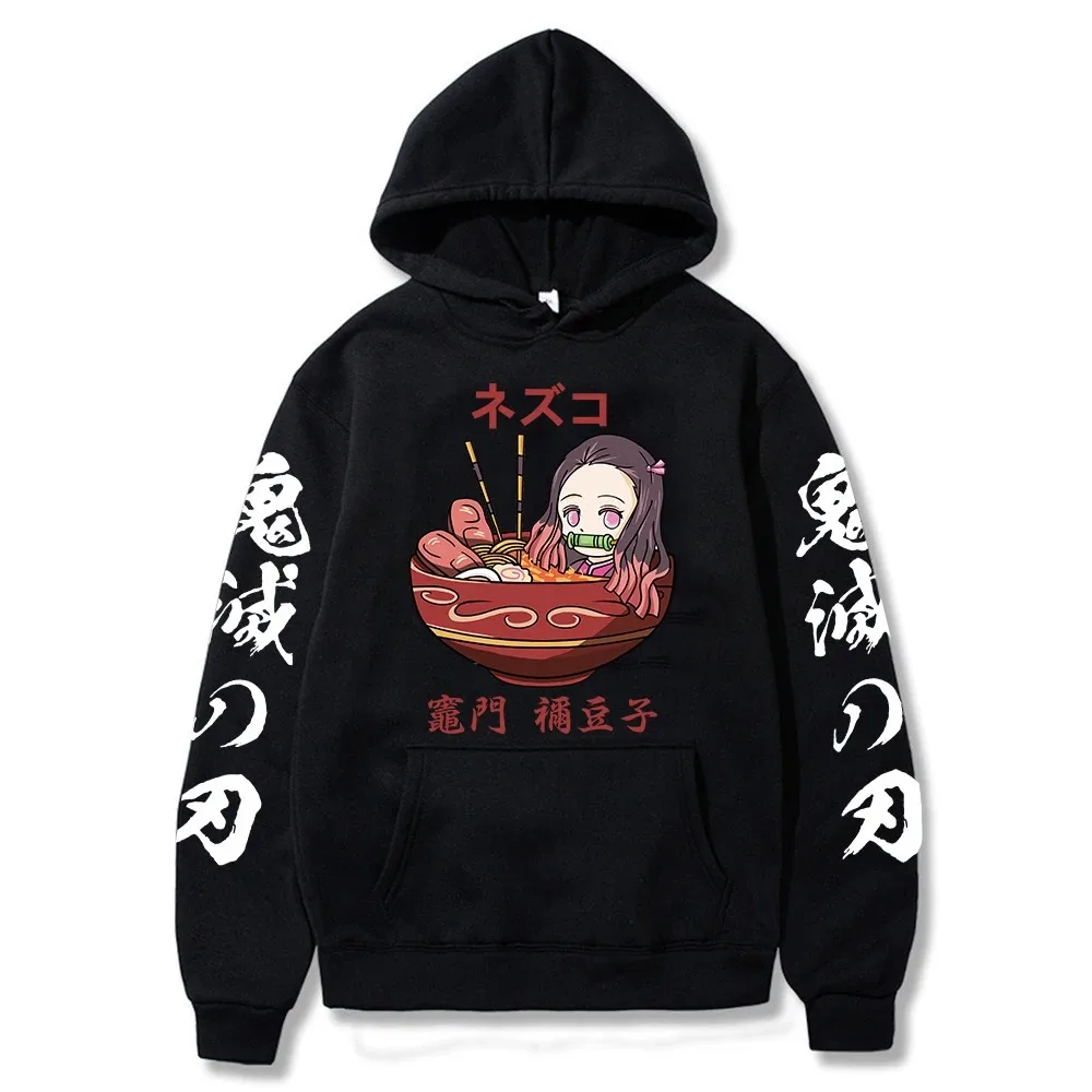 

Anime Men's and Women's Sweatshirt, Nezuko Kamado Sweatshirts, Wool Pullover, Hip Hop Casual Clothes, New Tops, Streetwear