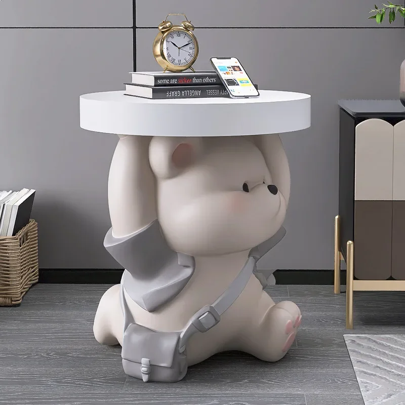 Sofa Next To The Coffee Table Bedside Housewarming Bear Living Room Home Decoration Large Floor-to-ceiling Furniture TV Cabinet