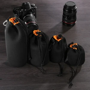 Tas Kantong Lensa Kamera Casing Kantong Lensa Kamera Video Lembut Tahan Air Neoprene untuk Canon Sony untuk Sebagian Besar Kamera SLR Digital 12 tas kamera tahan air penjualan terbaik - №