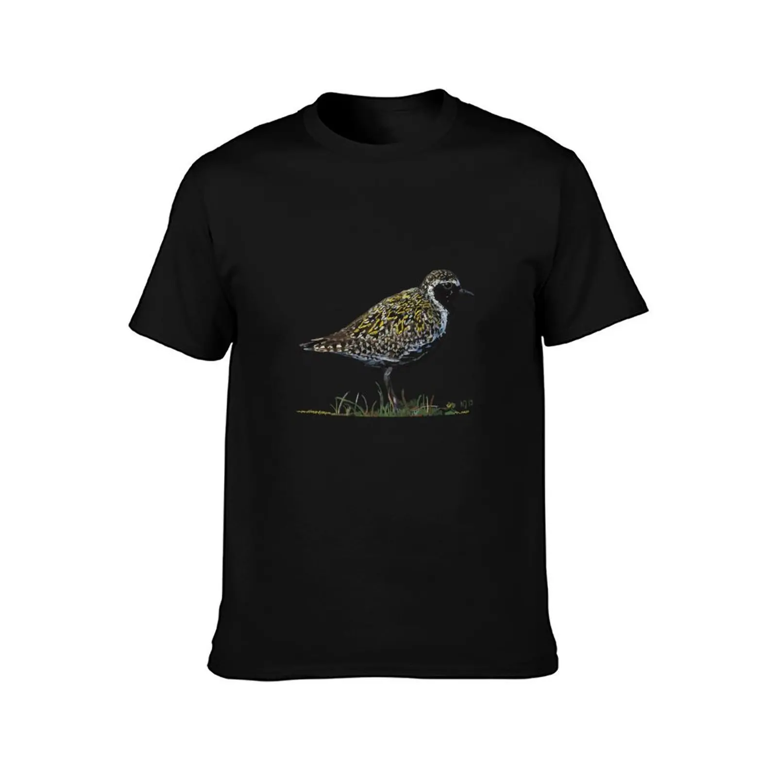 Kōlea, Pacific Golden Plover T-Shirt Large Size Breathable Tee T-Shirt