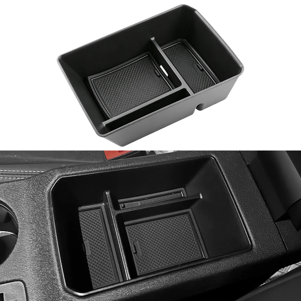 ABS Armrest Storage Box Center Console Tray Organizer Tidying Cover for Audi A3 8Y 2024 2025 2026