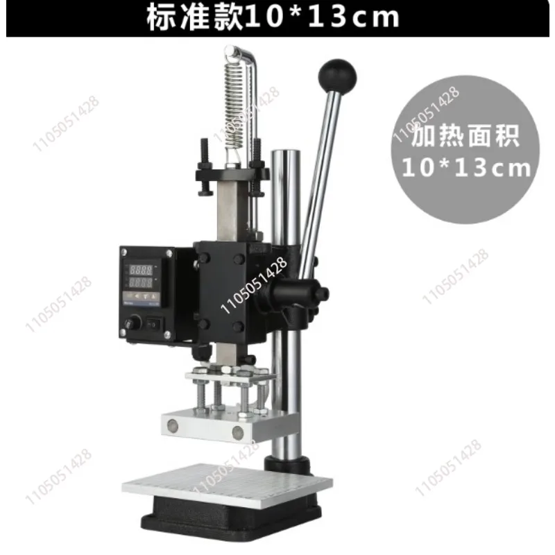 Hot Foil Stamping Machine Heat Press Machine Leather Embossing Foil Gold Stamping Logo PVC Card Emboss Press Tool