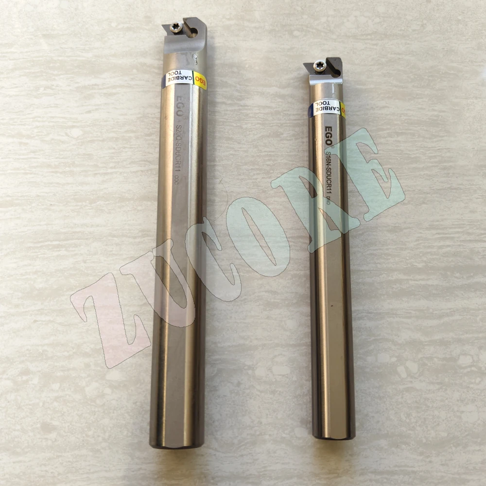 Portautensili CNC con barra antivibrante EGO 95 °   S16N--SDUCR11 160mm S20Q-SDUCR11 Tornio in metallo da 180 mm per la lavorazione DC**11T3** Ispezionata