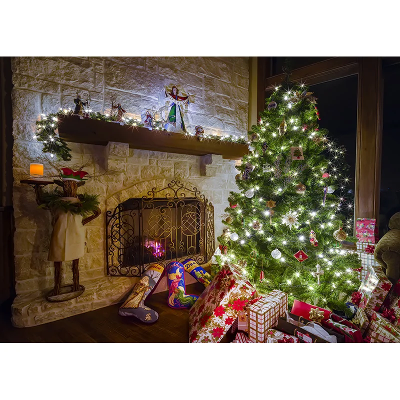 Weihnachten Thema Fotografie Hintergrund Schneemann Weihnachtsbaum Kinder Porträt Kulissen Für Foto Studio Requisiten 2197 DHT-03