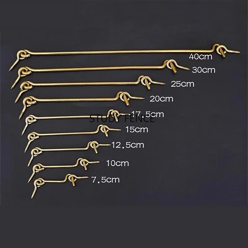 1pc Metal Window Hooks Chinese Style Window Windproof Hook Old Style Door and Window Hook Buckle Household Hardware Accessories