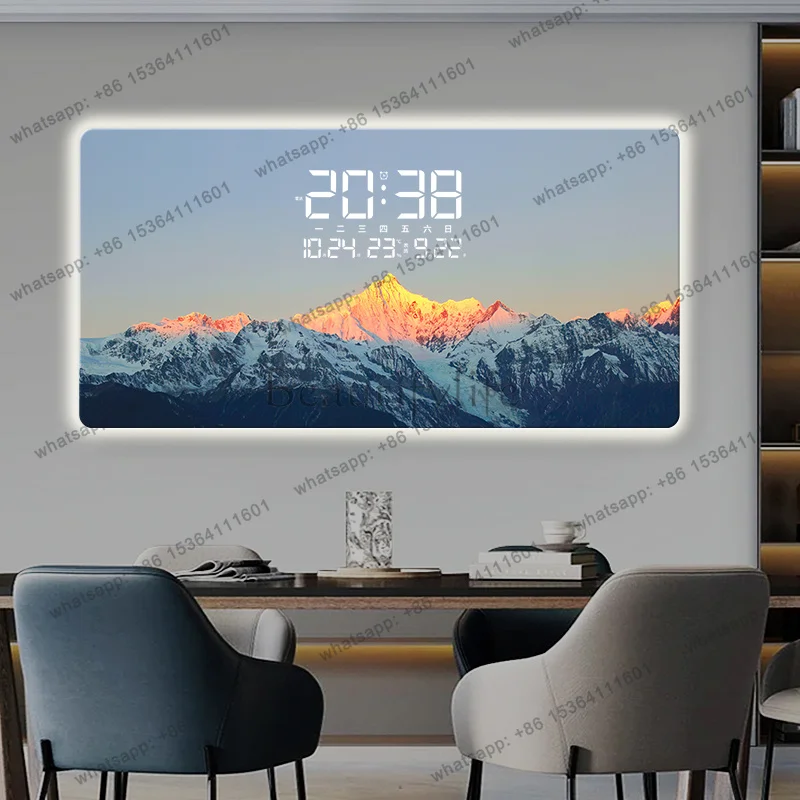 Digital Living Room Wall Clocks Luxury Vintage Interior Modern Wall Clocks Bedroom Fashion Orologio Da Parete Home Decoration