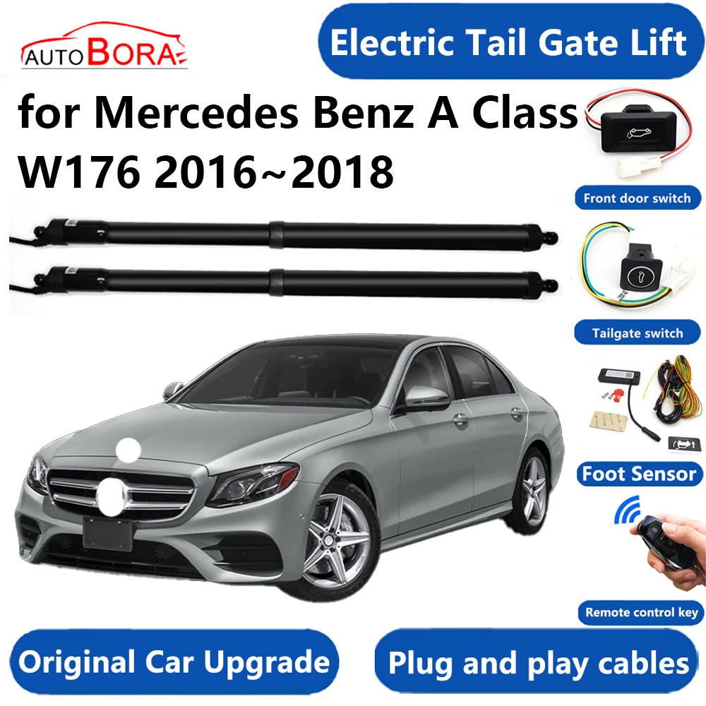 Car Electric Tail Gate Lift System Power Liftgate Kit Auto Automatic Tailgate Opener for Mercedes Benz A Class W176 2016~2018