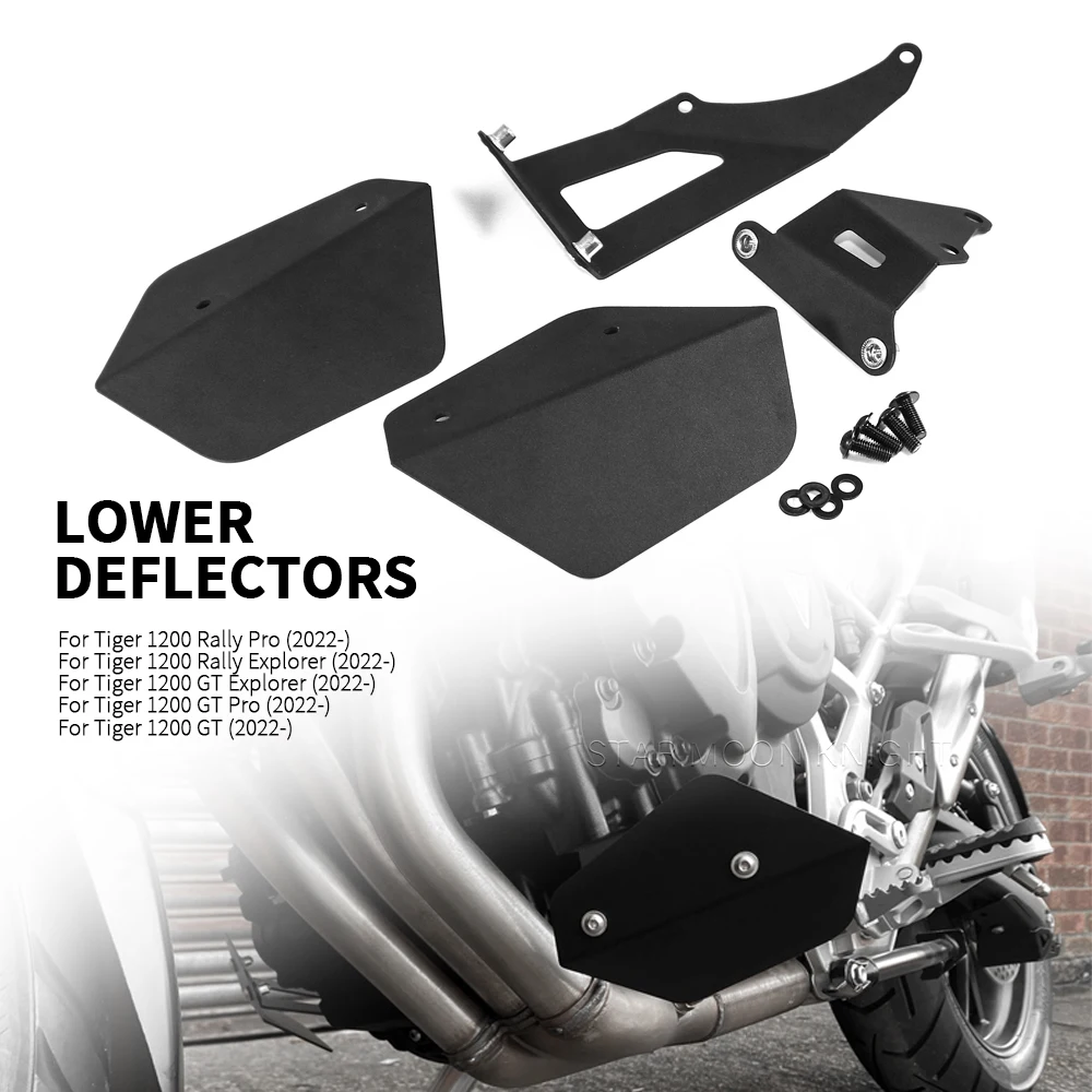 Lower Deflectors Splash Foot protector Guard Fairing For Tiger 1200 Tiger1200 GT Pro Explorer Rally 2022- Motorcycle Accessories