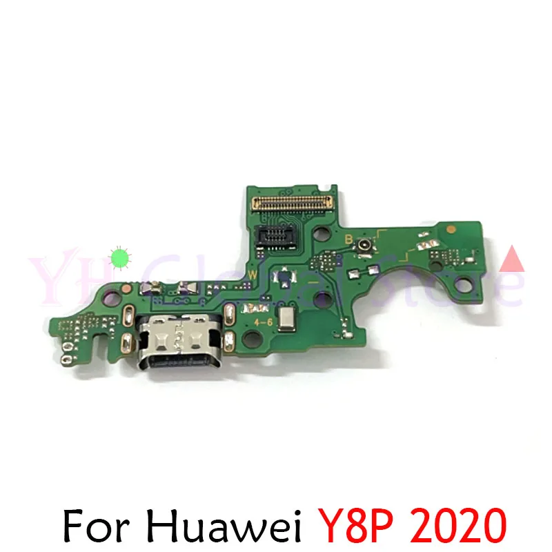 For Huawei Y6P Y7P Y8P 2020 USB Charging Board Dock Port Flex Cable Repair Parts