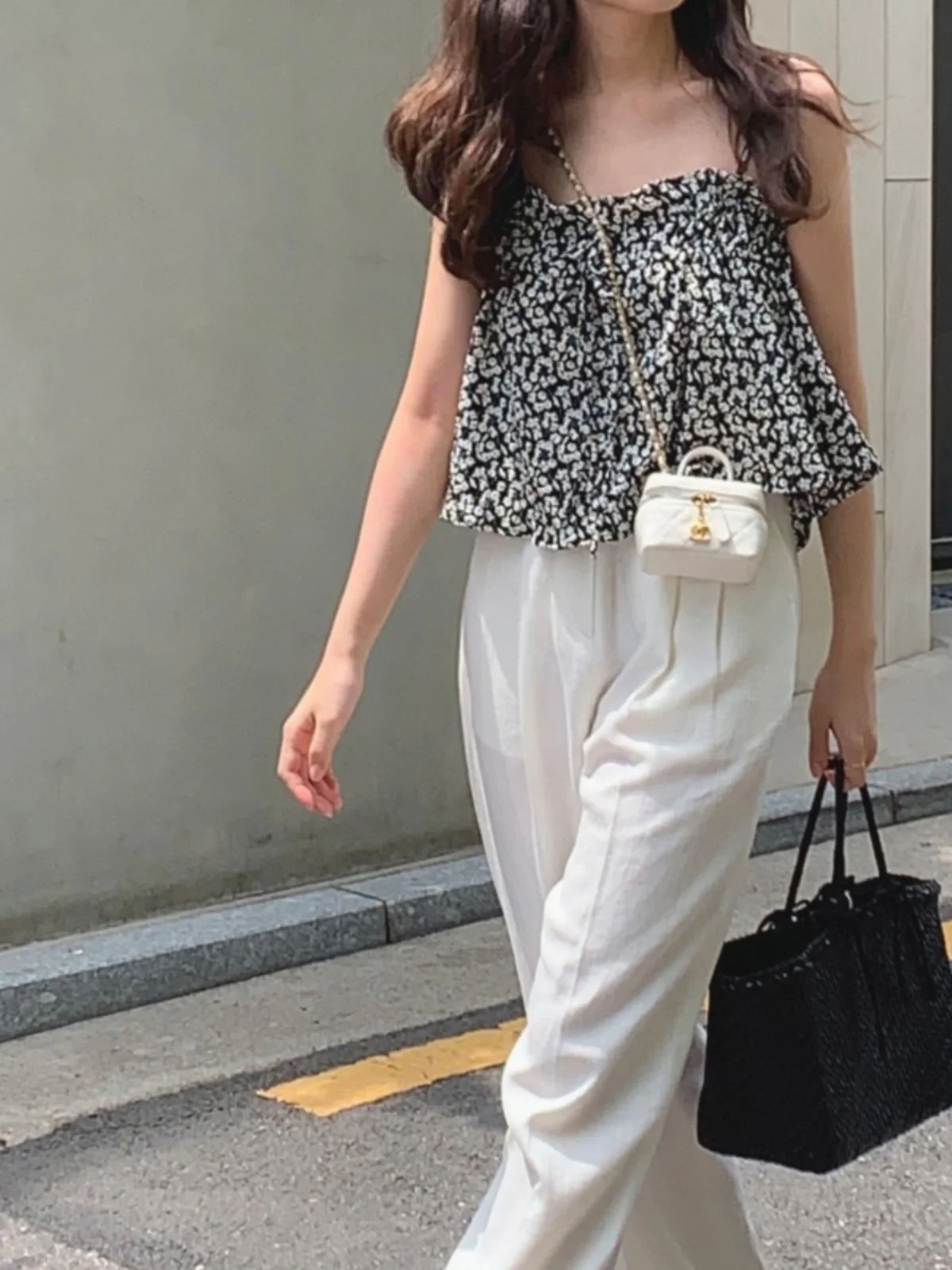 

Women's Loose Floral Print ter Ne Top Belted Summer New Sle Retro Vaion Vibes ort Length Casual Wear