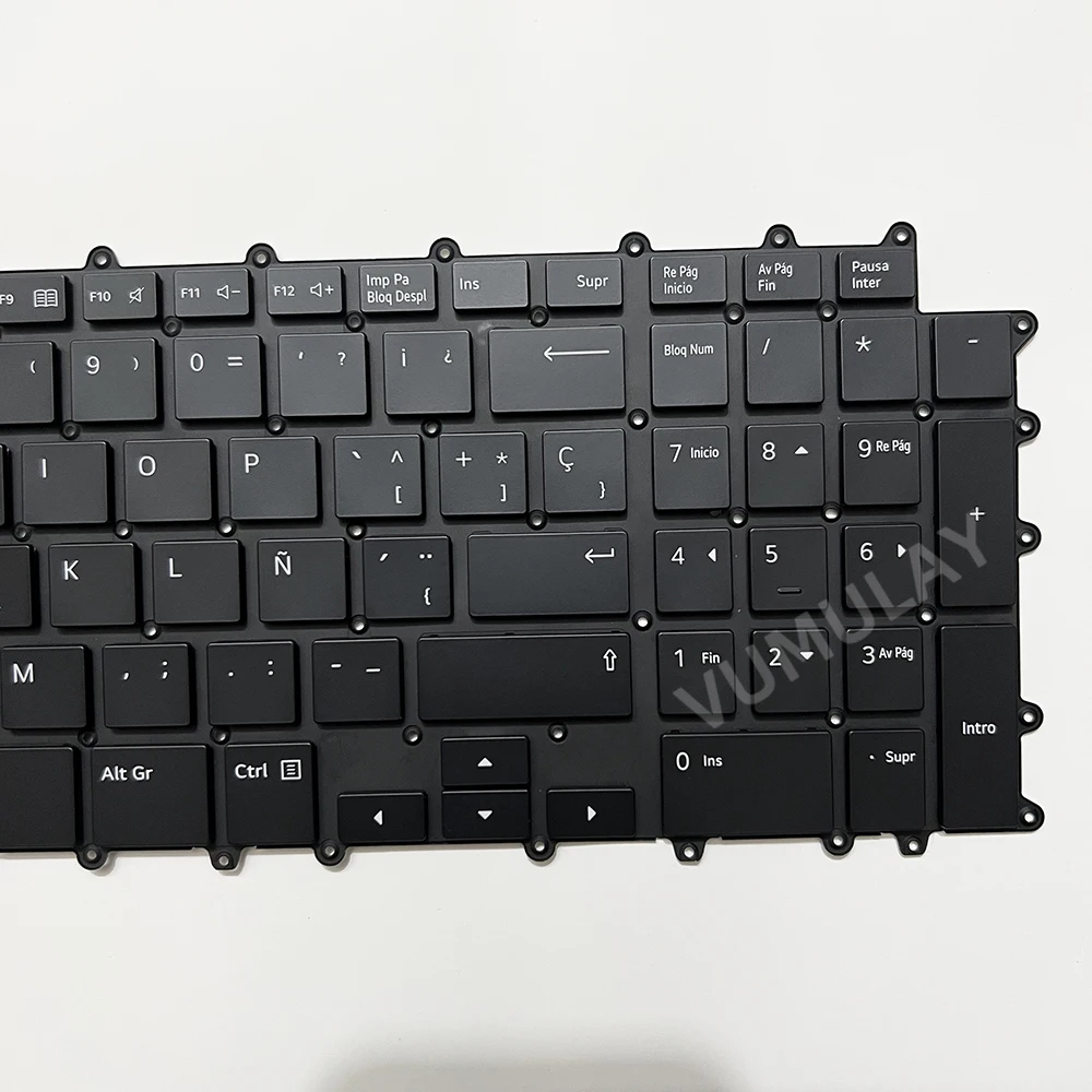 Imagem -04 - Teclado Backlight Brasileiro Espanhol para Notebook lg Gram 17z90p 17z90pe 17z90p-g 17z90p-k 17z90p-n 17z95p 17z90p-g.ap78g 17z90p-g.ap78p 17z90p-g.bh71p1 17z90p-ga76k 17z90q 17zd90q 17z90q-g 17z90q-k 17z90q-r